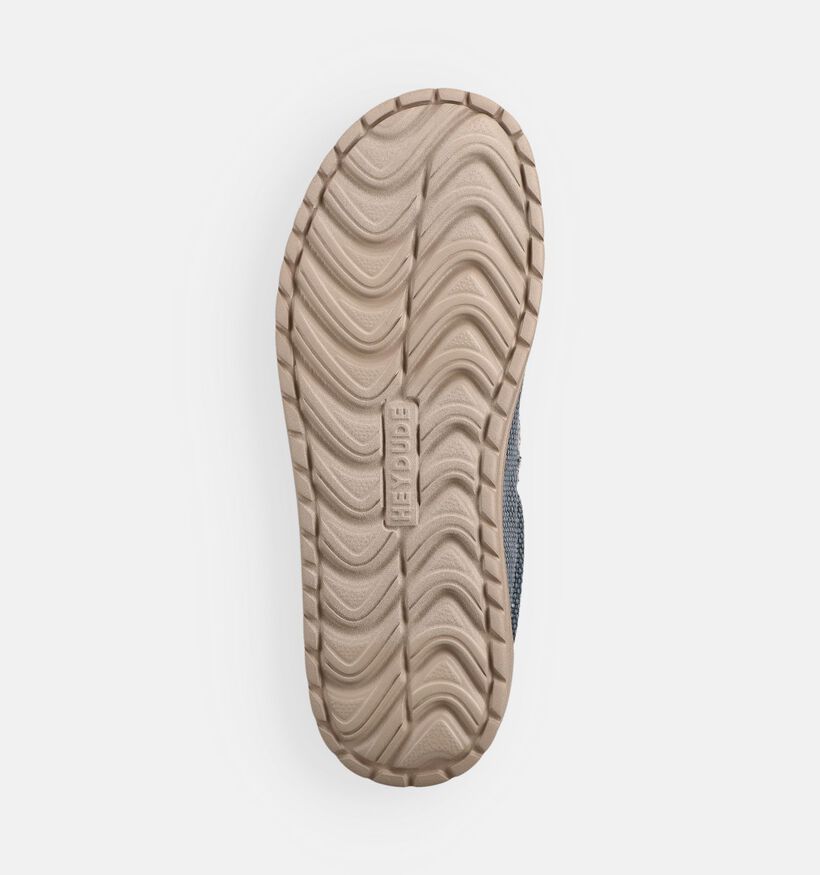 HEYDUDE Mikka Braided Chaussures &agrave; enfiler en Bleu pour hommes (370082) - pour semelles orthop&eacute;diques