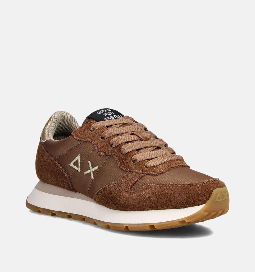 Sun68 Ally Gold Silver Sneakers Bruin voor dames (361898) - geschikt voor steunzolen