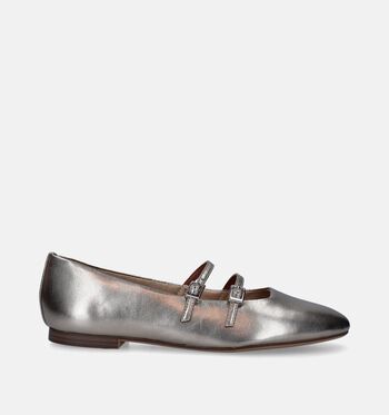 Tamaris Chaussures plates Blanc/Or