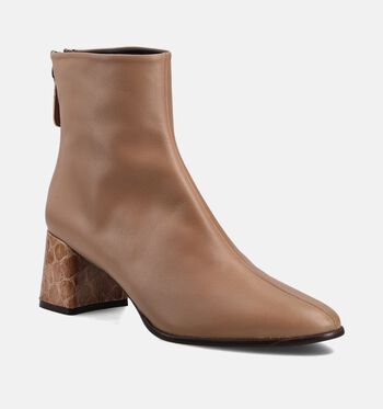 Zinda Enkellaarsjes Beige