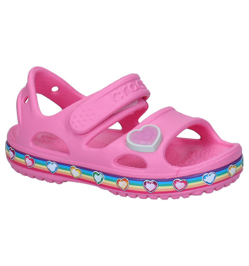 Crocs Fun Lab Rainbow Sandales en Rose en synthétique (289807)