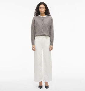 Vila Freya High Waist jeans en Blanc pour femmes (368037)