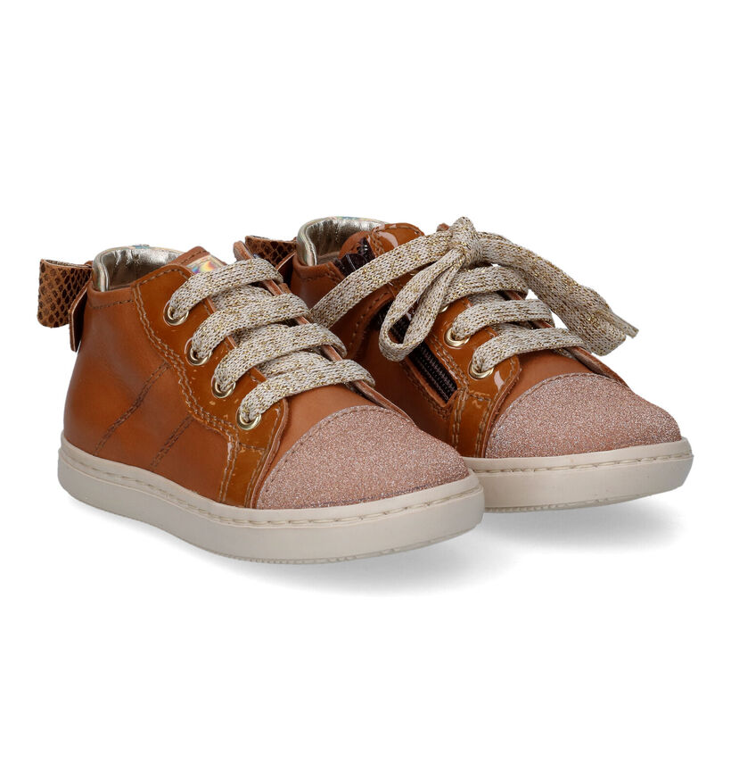 Beberlis Chaussures pour bébé en Cognac pour filles (315692)