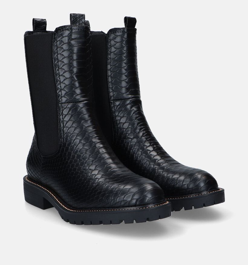 Poelman Bottines Chelsea en Noir pour femmes (332743)
