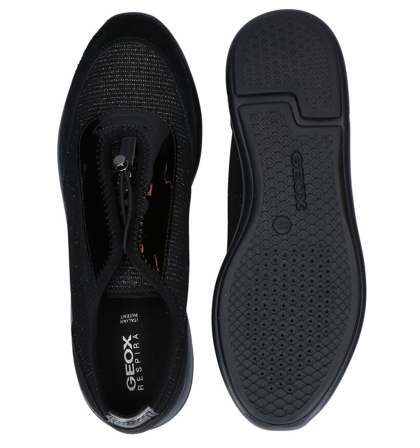 Geox Ophira Chaussures slip-on en Noir en simili cuir (277056)