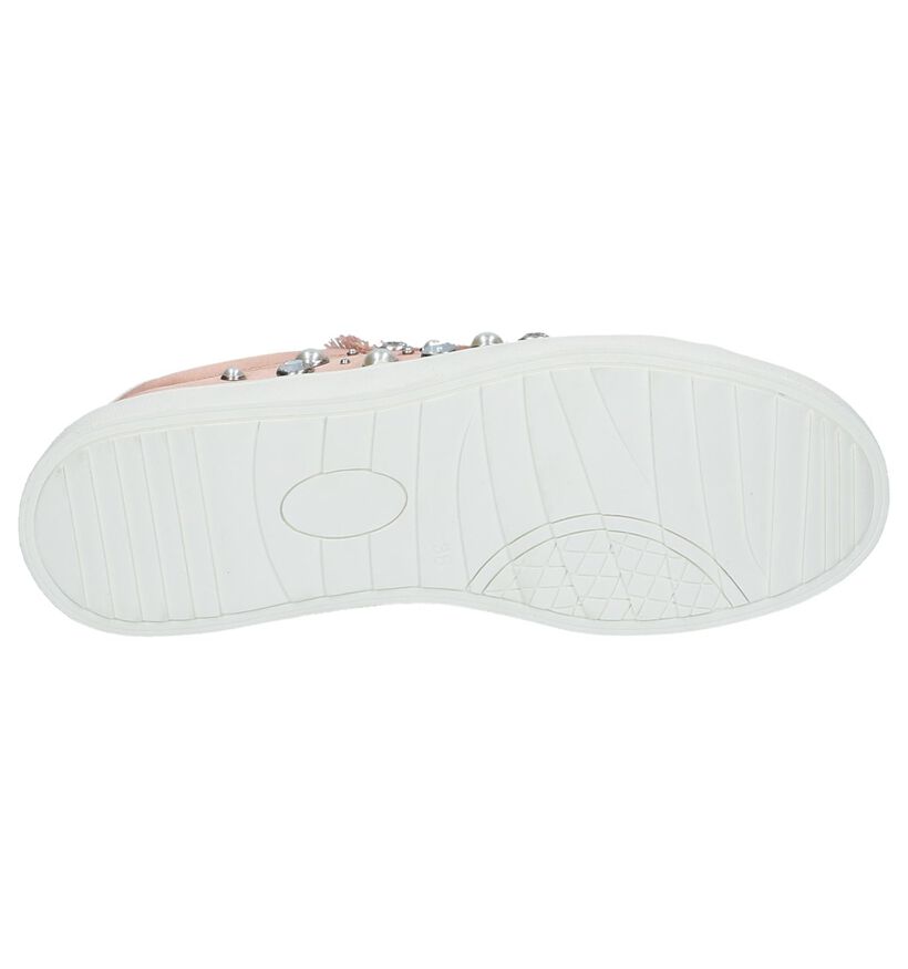 Youh! Baskets habillées en Rose en textile (212136)