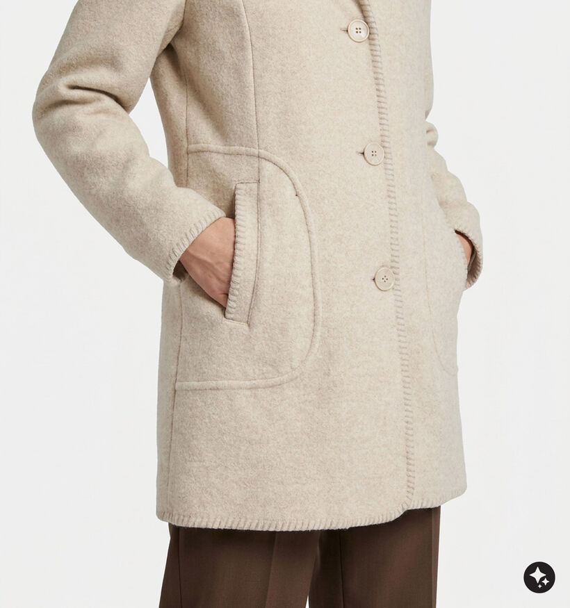 Barbara Lebek Beige Lange Jas voor dames (380688)