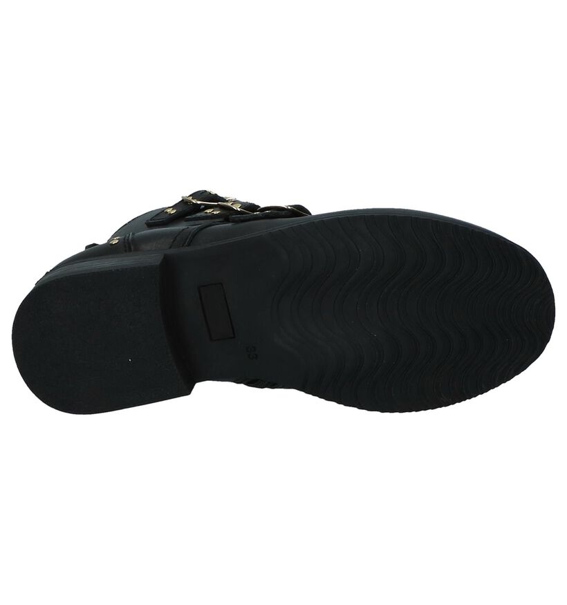 Milo & Mila Chaussures hautes en Noir en cuir (230841)