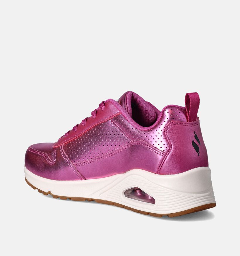 Skechers Uno Metallixs Fuchsia Sneakers voor dames (352261)