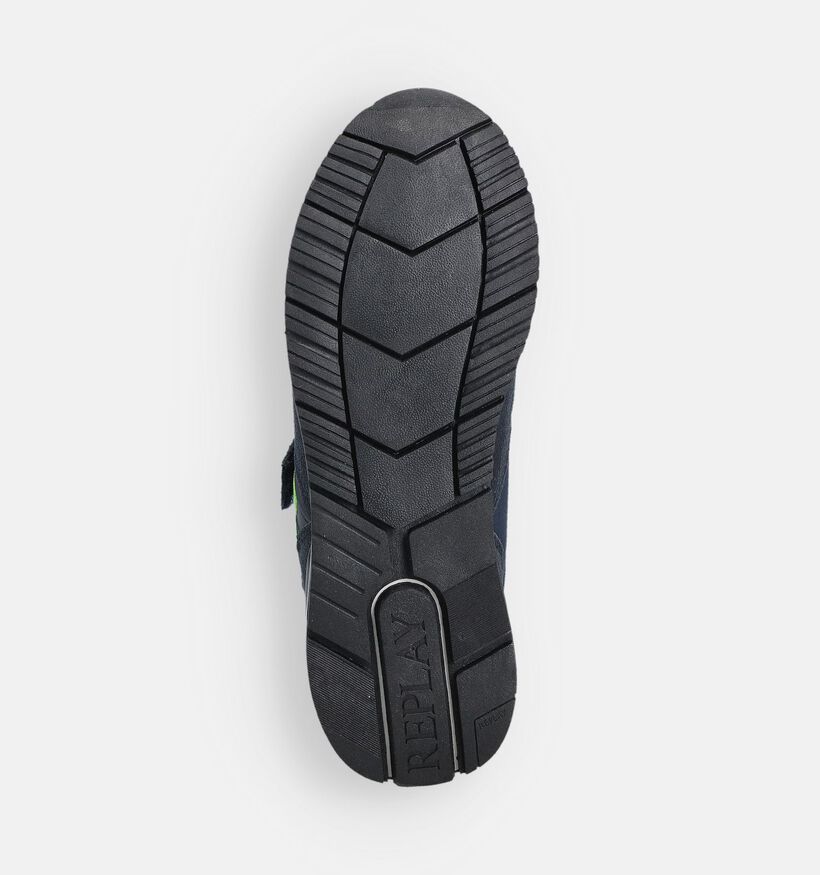 Replay Chaussures à enfiler en Bleu foncé pour filles, garçons (360213) - pour semelles orthopédiques