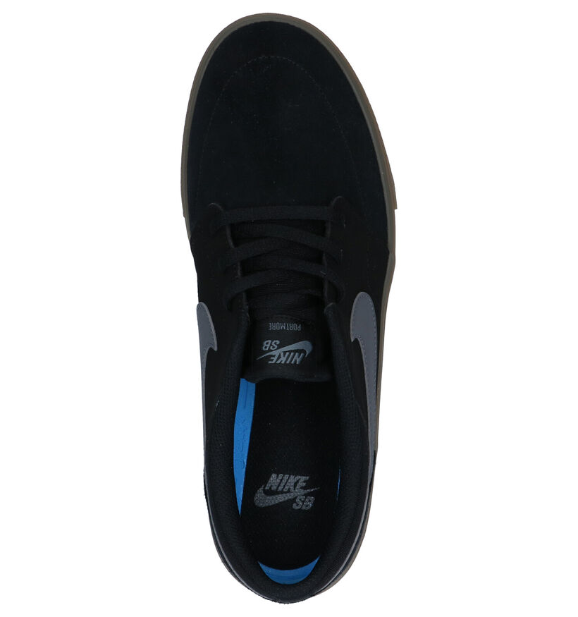 Nike SB Portmore II Solar Kaki Sneakers in daim (261693)
