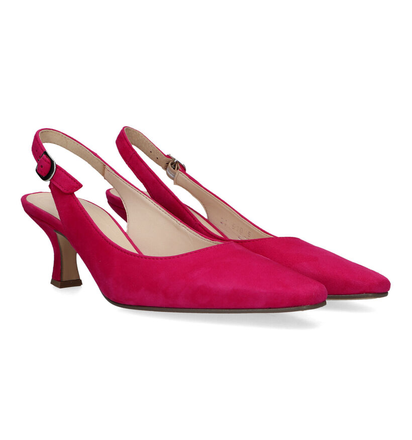 Gabor Escarpins slingback en Fuchsia pour femmes (323281)