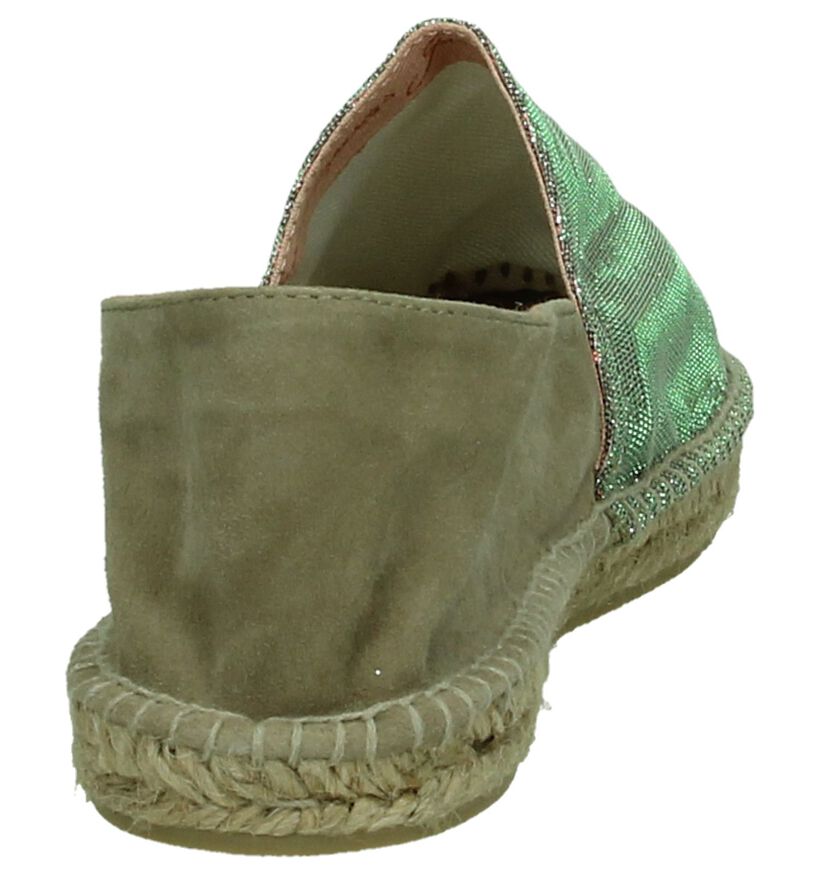 Gaimo Espadrilles en Taupe en cuir (173661)