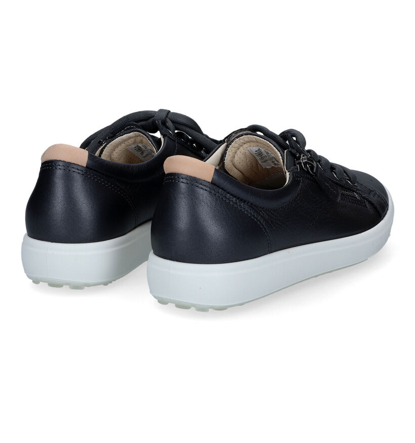 ECCO Soft 7 Chaussures à lacets en Gris pour femmes (314897) - pour semelles orthopédiques
