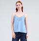 Vero Moda Alva Blauw Satijnen topje voor dames (349626)