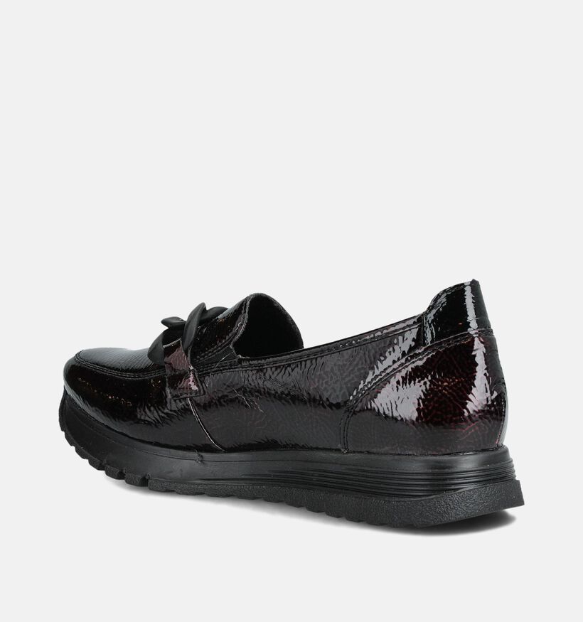 Rieker Bordeaux Mocassins voor dames (360486) - geschikt voor steunzolen