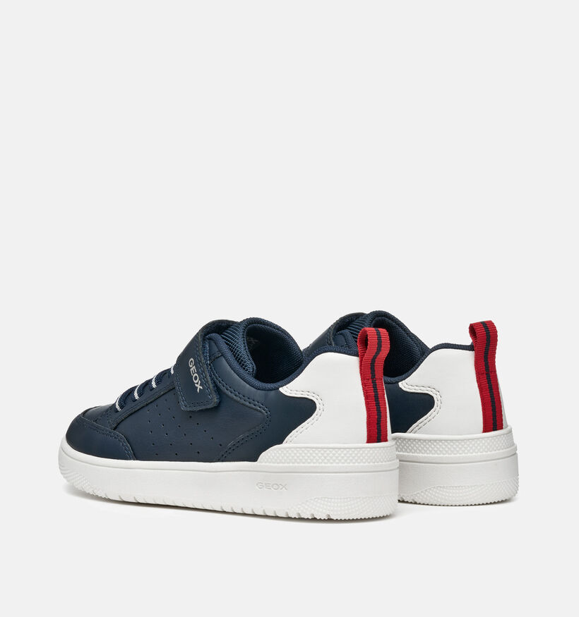 Geox Washiba Chaussures à scratch en Bleu pour garçons (351643) - pour semelles orthopédiques