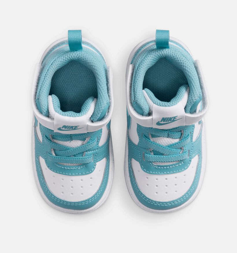 Nike Court Borough Witte Sneakers voor jongens, meisjes (359818) - geschikt voor steunzolen