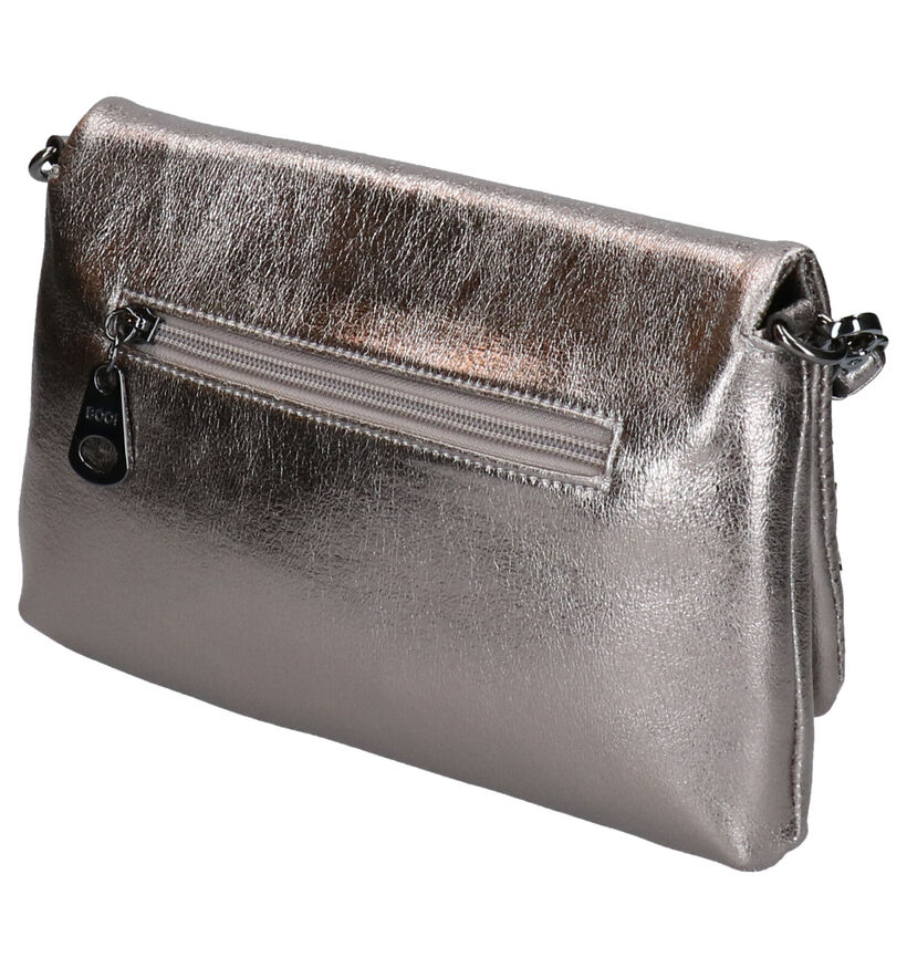 BOO! Brazzle Zilveren Crossbody Tas in kunstleer (300704)