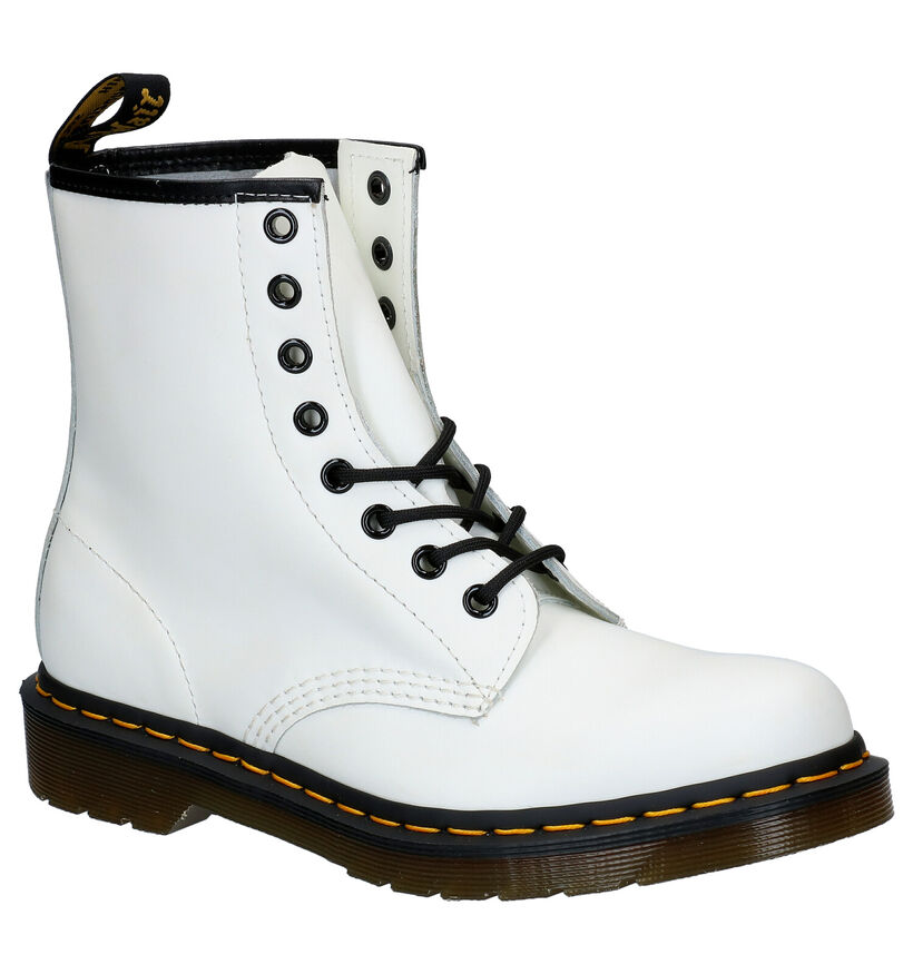 Dr. Martens 1460 Boots en Blanc pour femmes (334973) - pour semelles orthopédiques