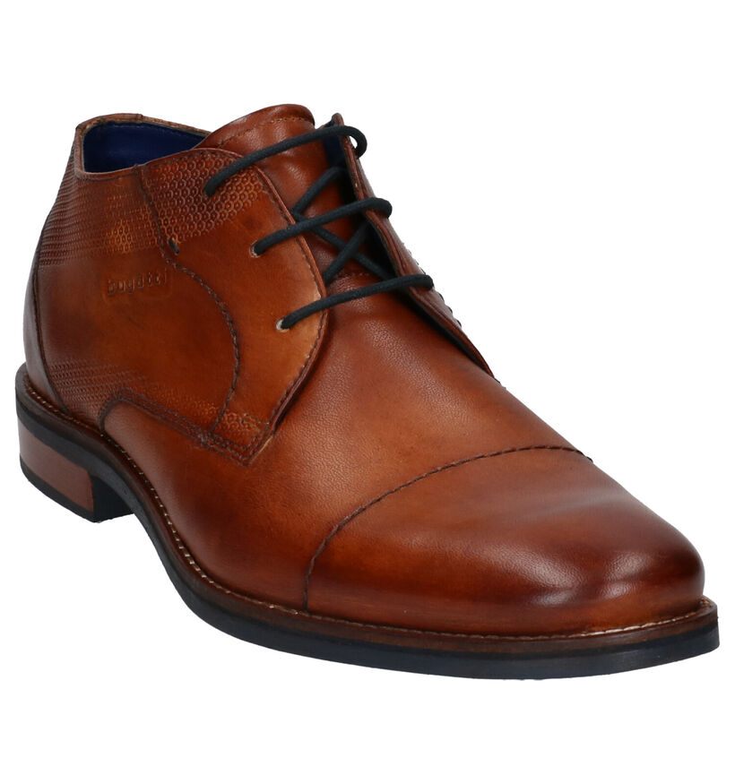 Bugatti Cognac Veterschoenen in leer (281776)