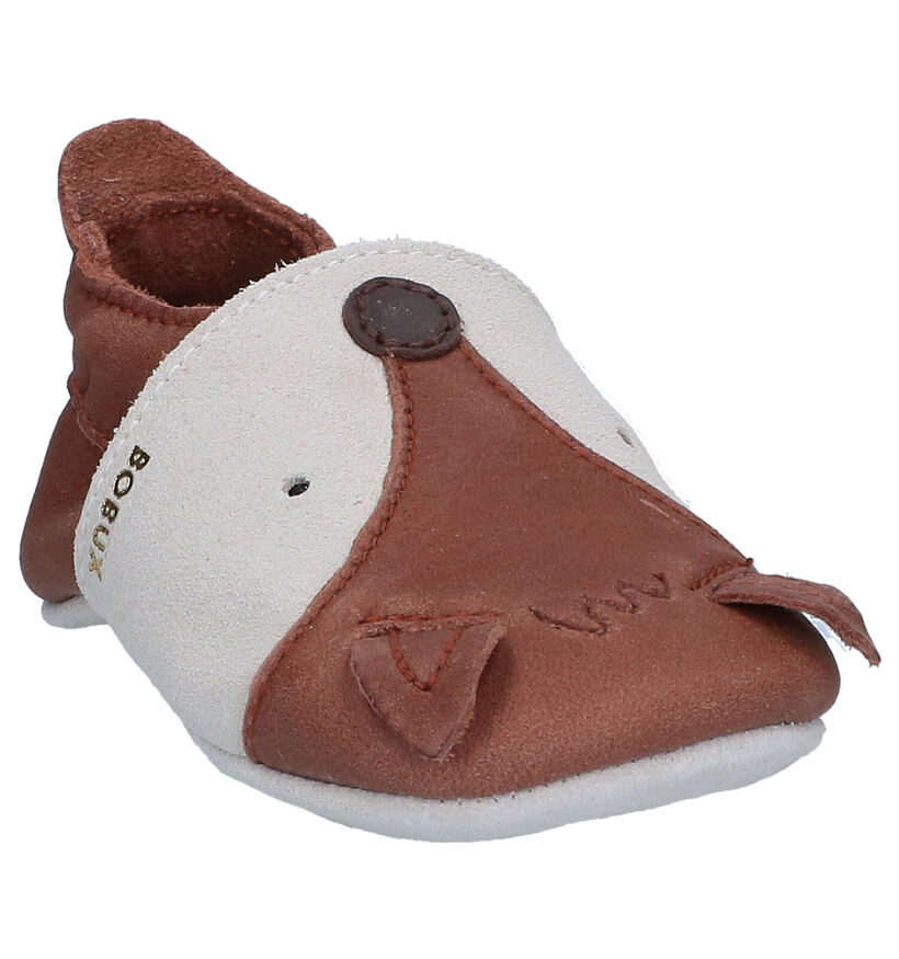 Bobux Foxy Chaussons pour bébé en Brun pour filles, garçons (294789)