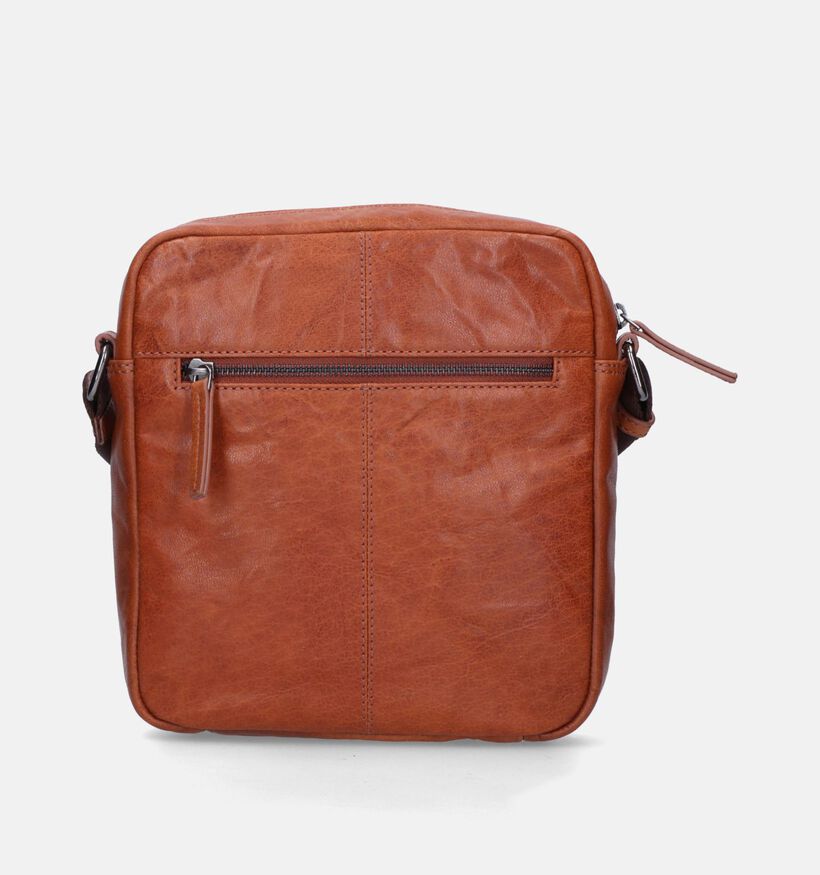 Maverick Sac à bandoulière en Cognac pour hommes (341276)