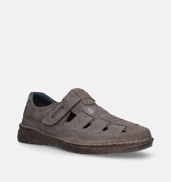 Dozo Lage schoenen Taupe