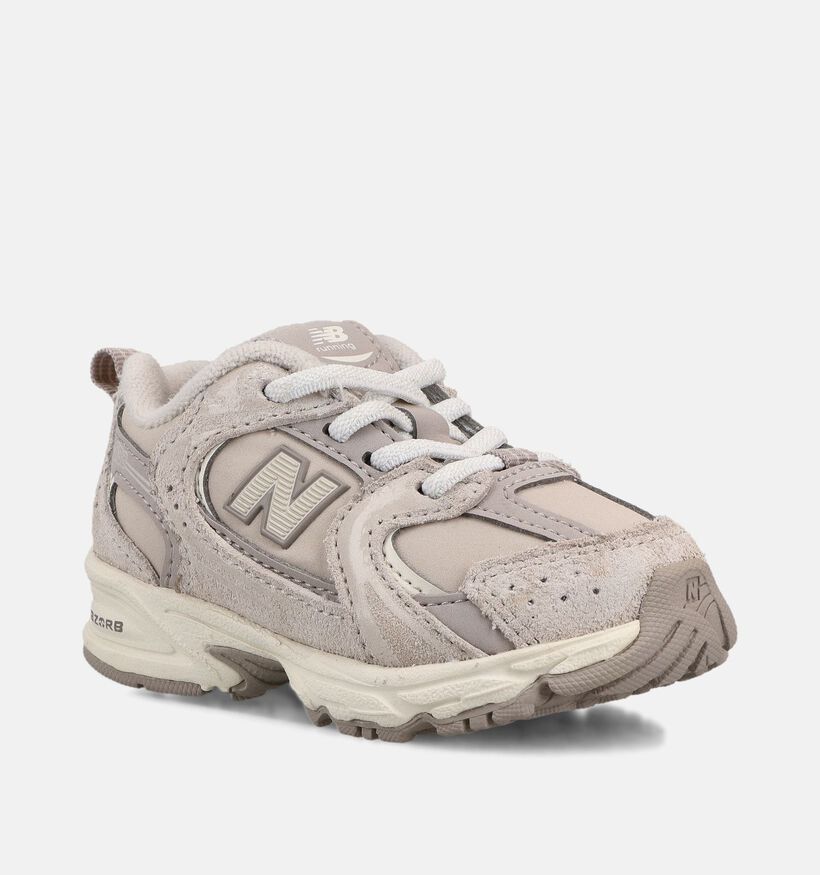 New Balance 530 Taupe Sneakers voor jongens, meisjes (375243) - geschikt voor steunzolen