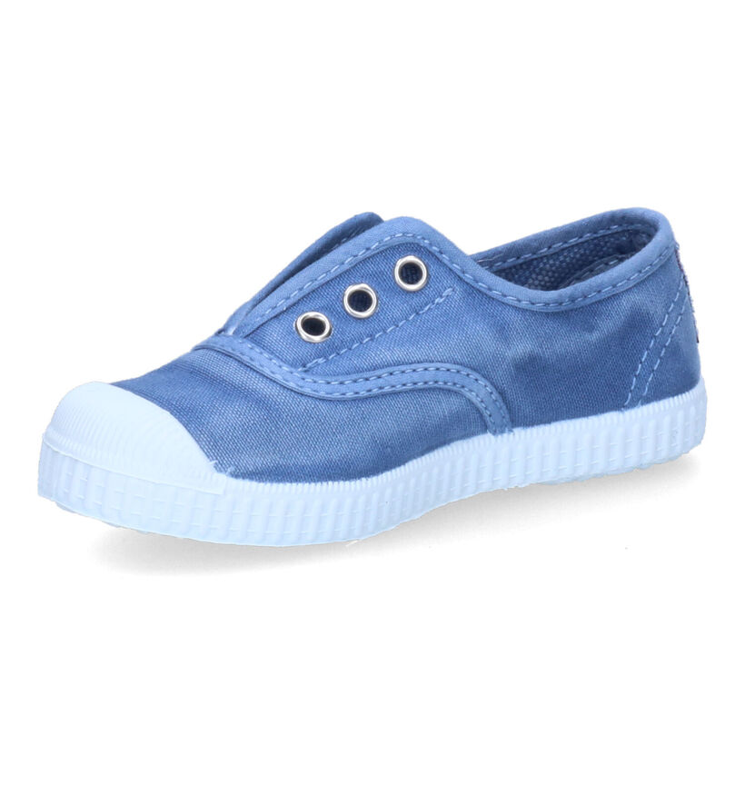 Cienta Blauwe Slip-ons voor meisjes, jongens (340020) - geschikt voor steunzolen