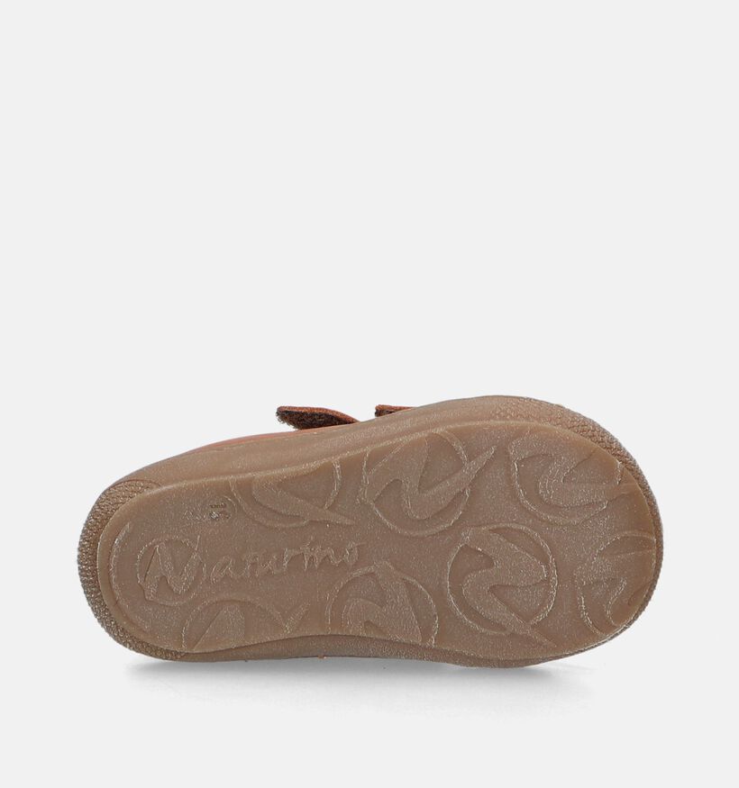 Naturino Cocoon Bruine Babyschoenen voor jongens, meisjes (347607) - geschikt voor steunzolen