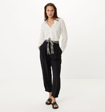 Geklede broek zwart