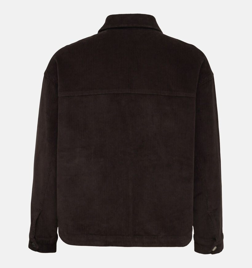 Vero Moda Curve Jamie Corduroy Manteau court en Marron pour femmes (378120)