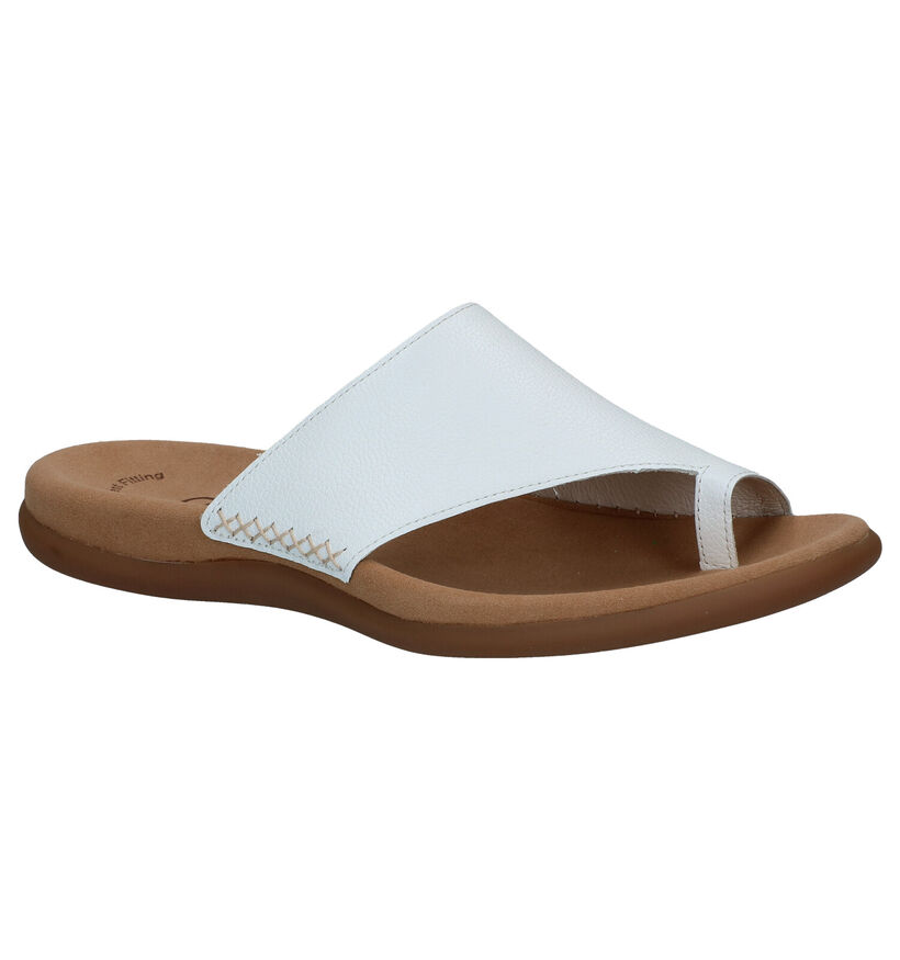 Gabor Best Fitting Cognac Slippers in leer (301879)