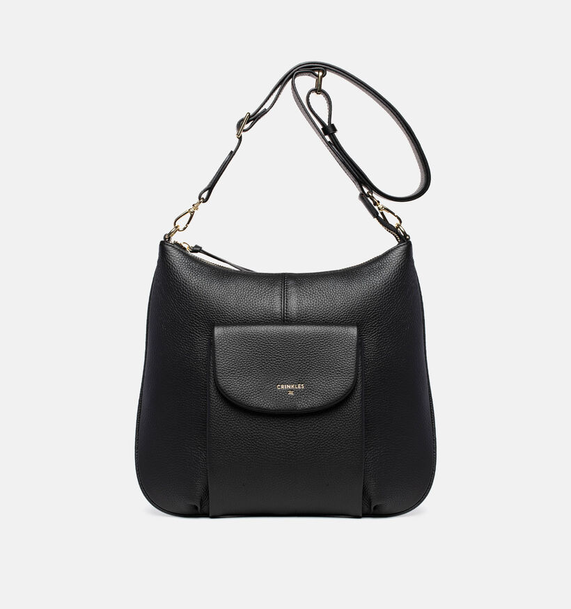 Crinkles Sac à bandoulière en Noir pour femmes (365736)