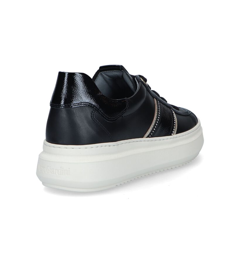 NeroGiardini Zwarte Platform Sneakers voor dames (329883) - geschikt voor steunzolen