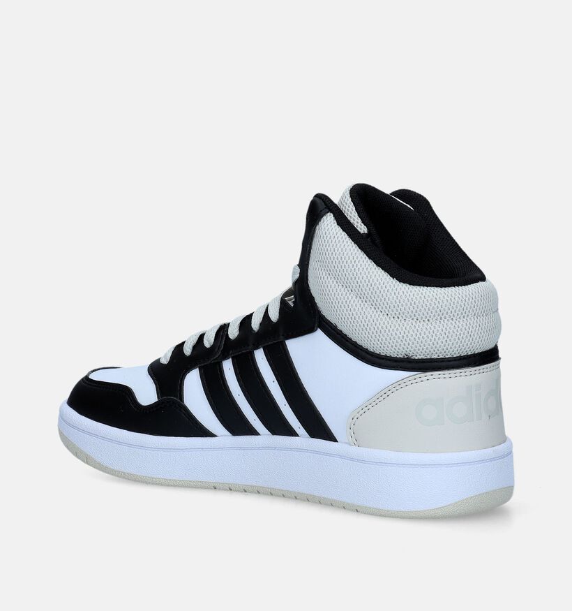 adidas Hoops 3.0 MID K Baskets en Noir pour gar&ccedil;ons (343260)