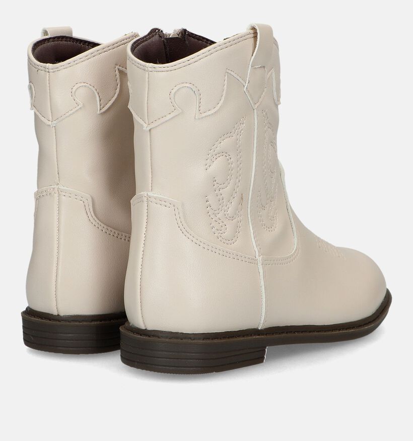 Milo & Mila Beige Cowboy boots voor meisjes (329510)
