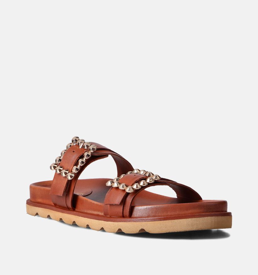 River Woods Alicia Cognac Slippers voor dames (356810)