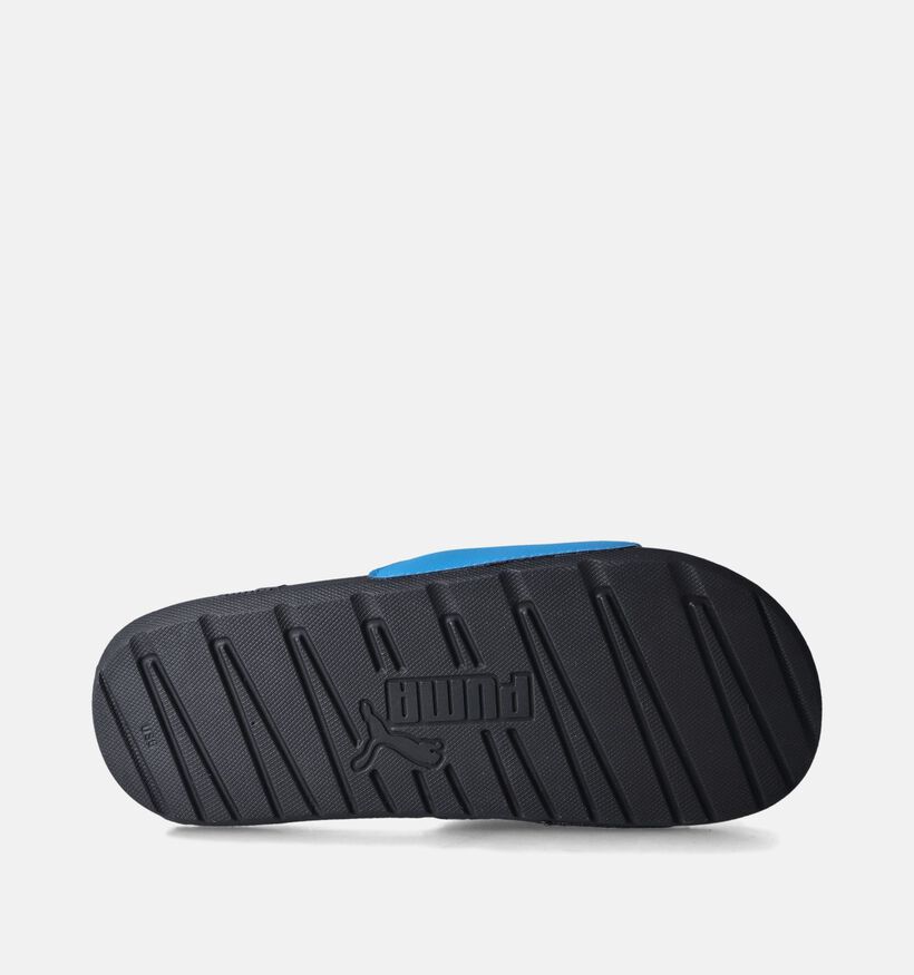 Puma Cool Cat 2.0 Claquettes de picine en Bleu pour filles, garçons (350400)