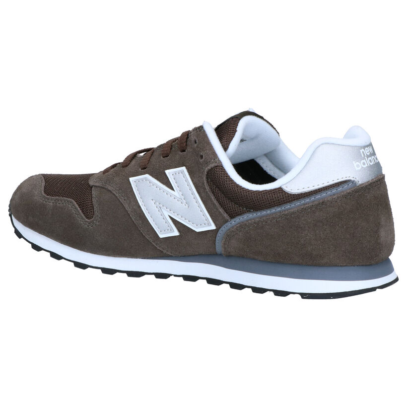 New Balance ML 373 Kaki Sneakers in stof (267015)