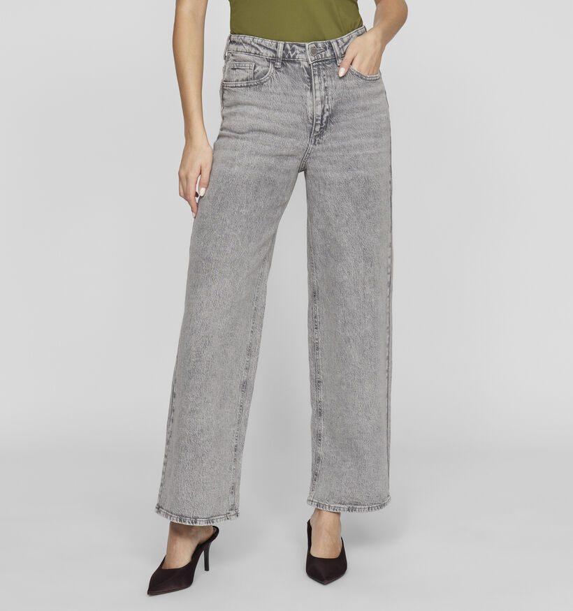 Vila Freya Grijze Wide leg jeans L32 voor dames (353046)