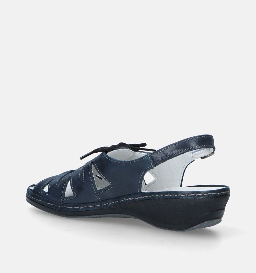 Hush Puppies Rococo Sandales pour semelle orthopédiques en Bleu pour femmes (340748)