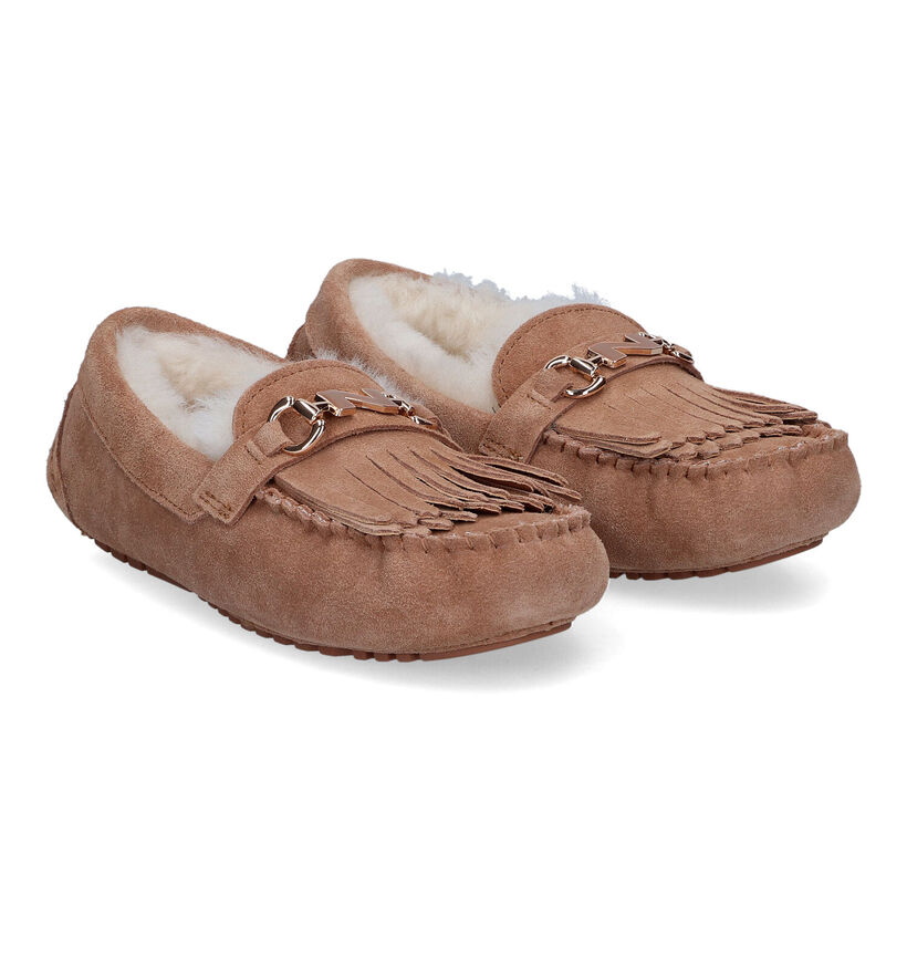 Nathan-Baume Pantoufles fermées en Cognac pour femmes (315986)