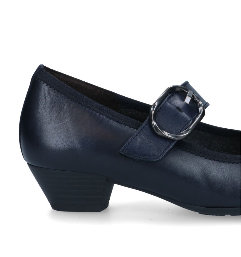 Gabor OptiFit Blauwe Pumps Met Bandje voor dames (323275) - geschikt voor steunzolen