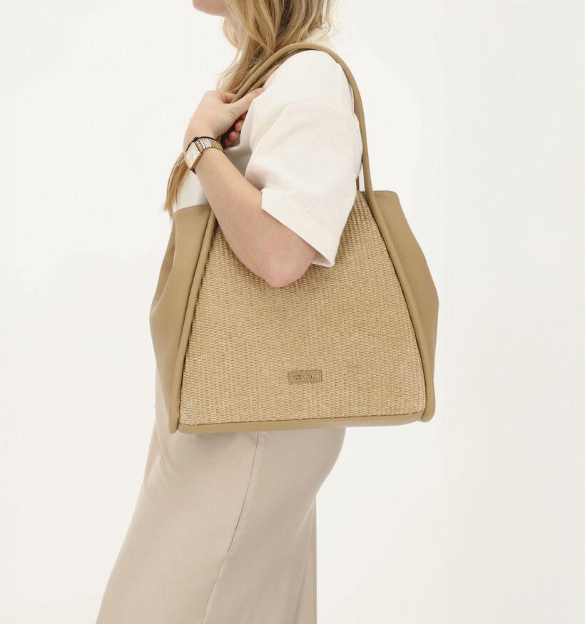 Charm London Paris Beige Shoppertas voor dames (374782)