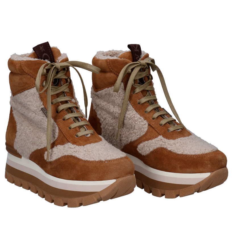 Weekend Baskets montantes en Cognac pour femmes (298723) - pour semelles orthopédiques