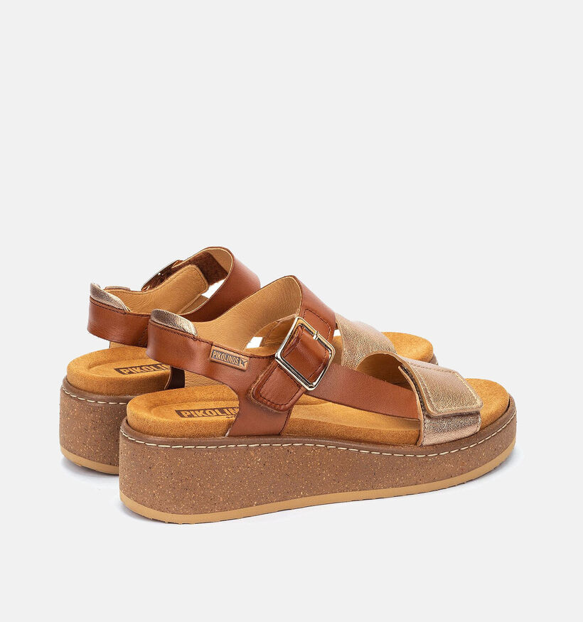 Pikolinos Alzira Cognac Sandalen voor steunzolen voor dames (354663) - geschikt voor steunzolen