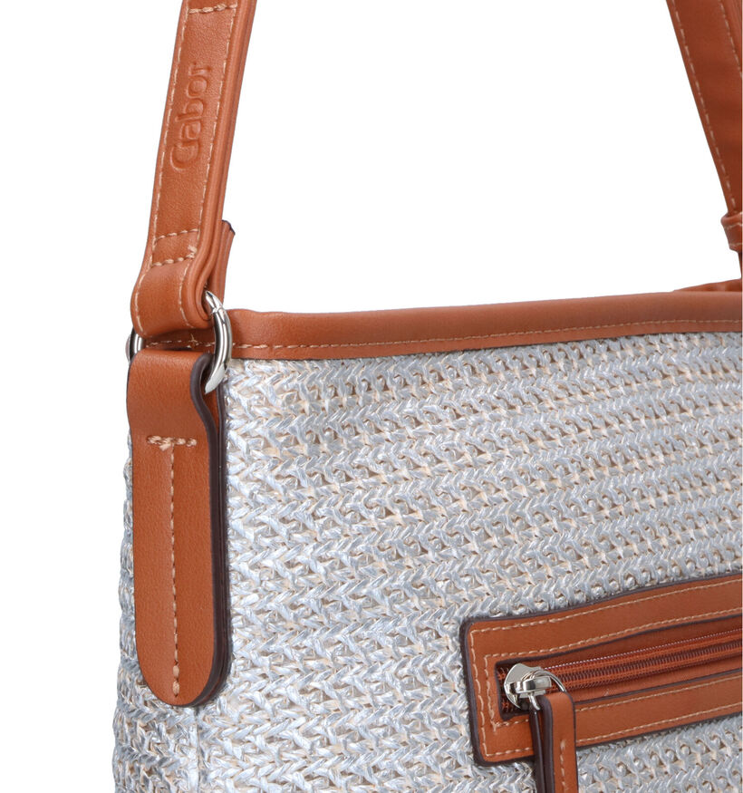 Gabor Ana Sac porté croisé en Argent en simili cuir (324633)