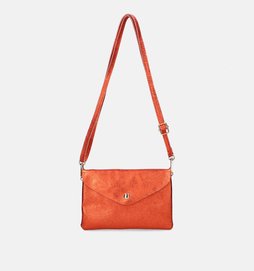 Top Design Sac porté croisé en Orange pour femmes (334585)